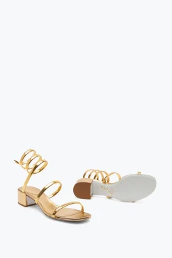 Sandali^Rene Caovilla Sandalo Juniper Metal 40 Oro