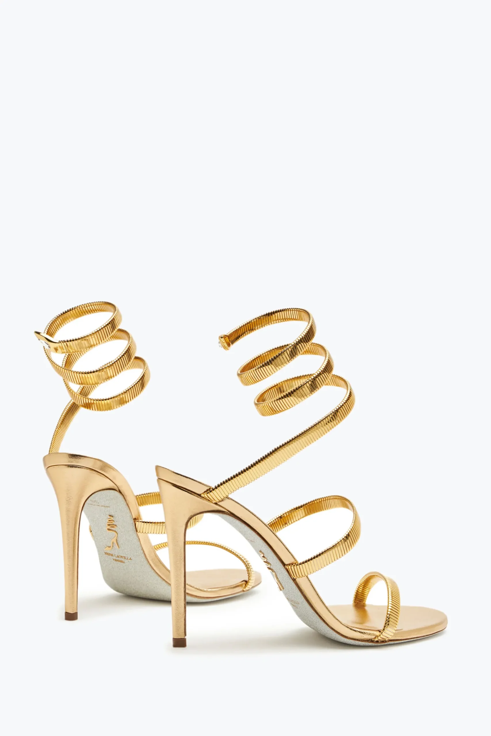 Icone|Sandali^Rene Caovilla Sandalo Juniper Metal 105 Oro