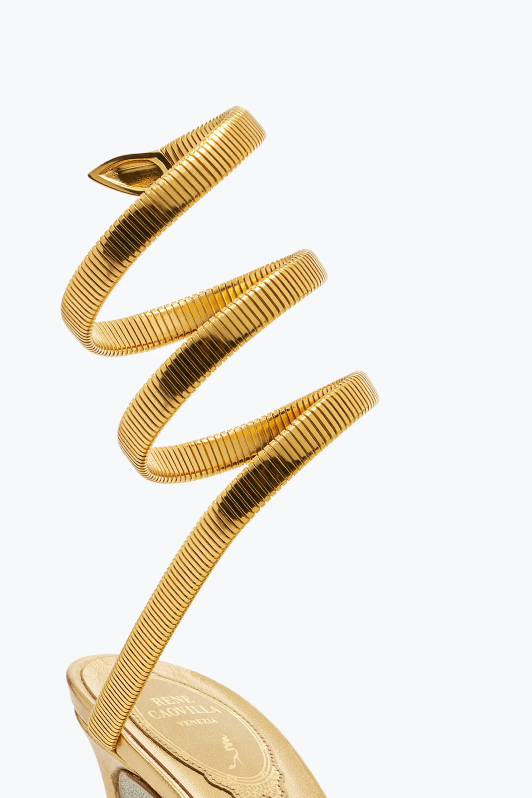 Icone|Sandali^Rene Caovilla Sandalo Juniper Metal 105 Oro