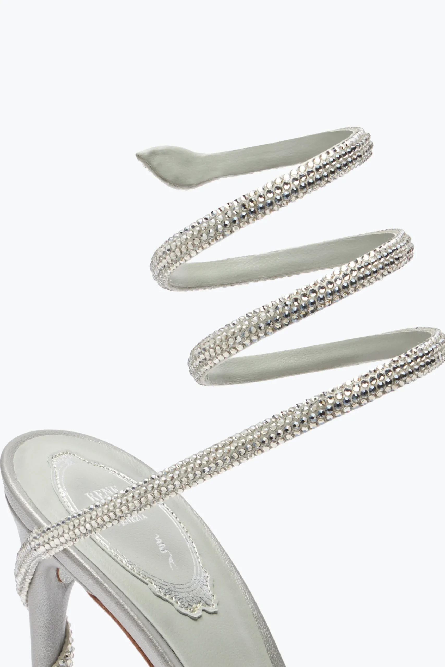 Platform|Sandali^Rene Caovilla Sandalo Margot Con Plateau 120 Argento