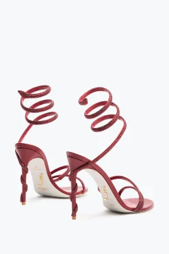 Sandali^Rene Caovilla SANDALO MARGOT BORDEAUX 105 Rosso