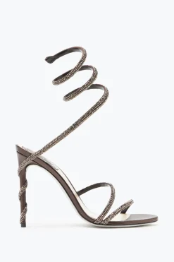 Icone|Sandali^Rene Caovilla Sandalo Margot Con Cristalli 105 Marrone