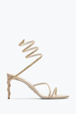 Clutch|Clutch^Rene Caovilla Sandalo Margot 80 Miele