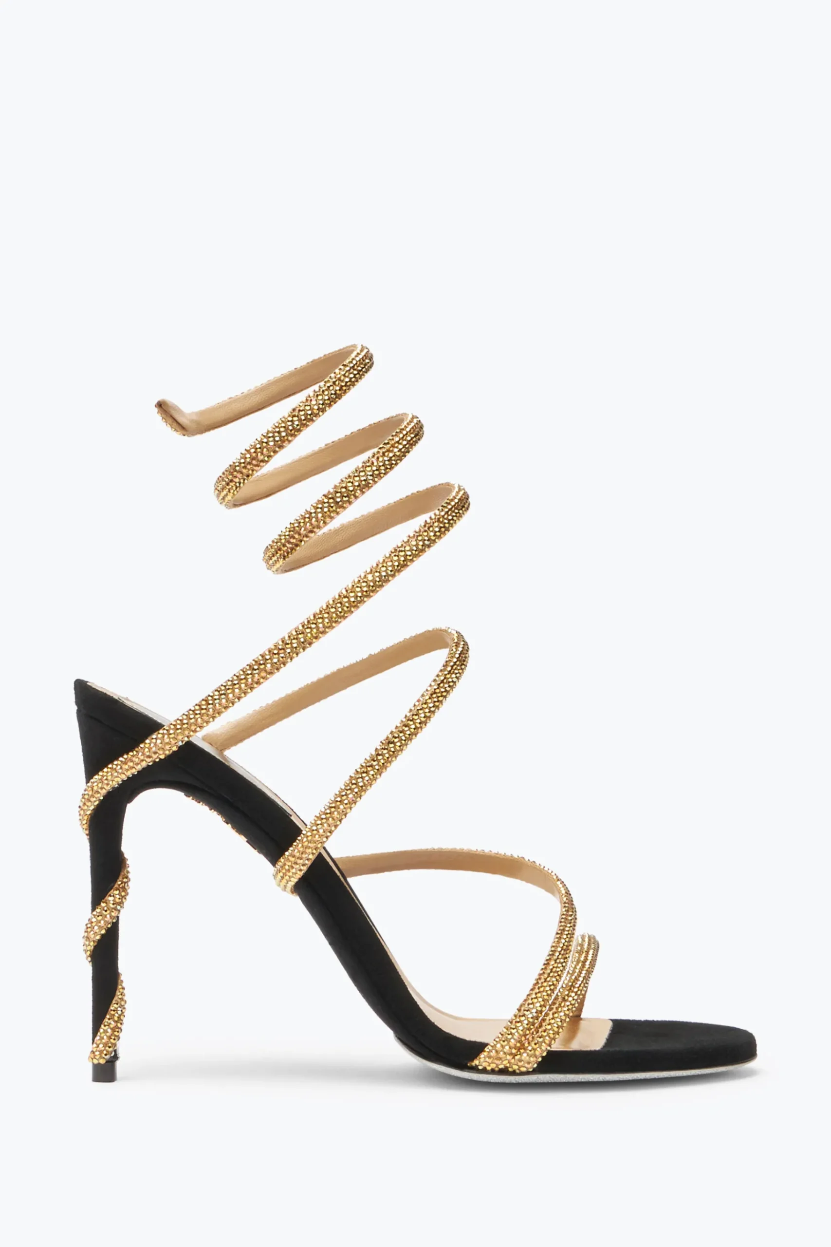 Sandali^Rene Caovilla Sandalo Margot E Oro 105 Nero