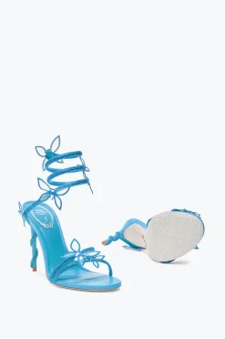 Sandali^Rene Caovilla Sandalo Margot Turchese Con Farfalle 105 Blu