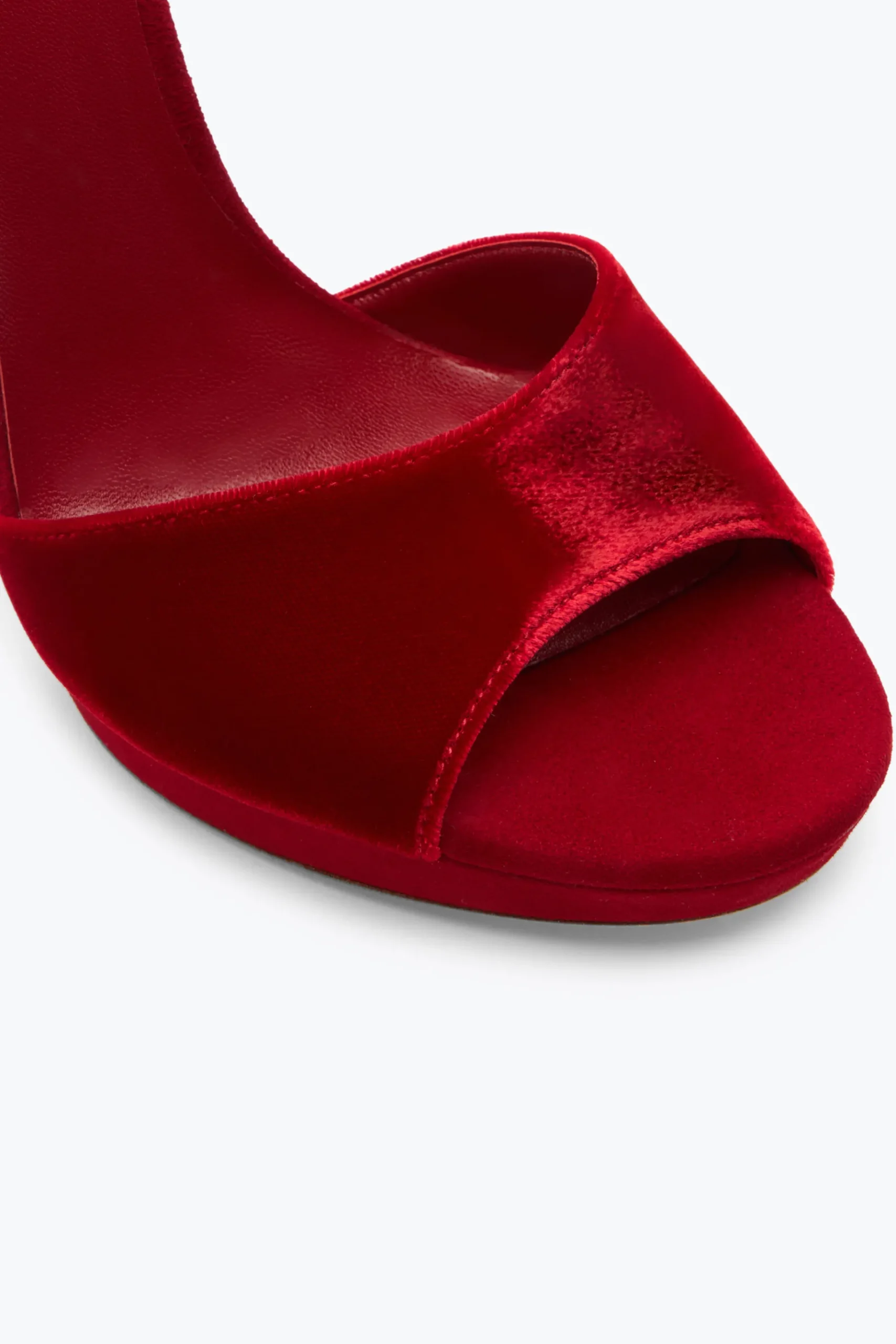 Icone|Platform^Rene Caovilla Sandalo Margot Velluto 120 Rosso
