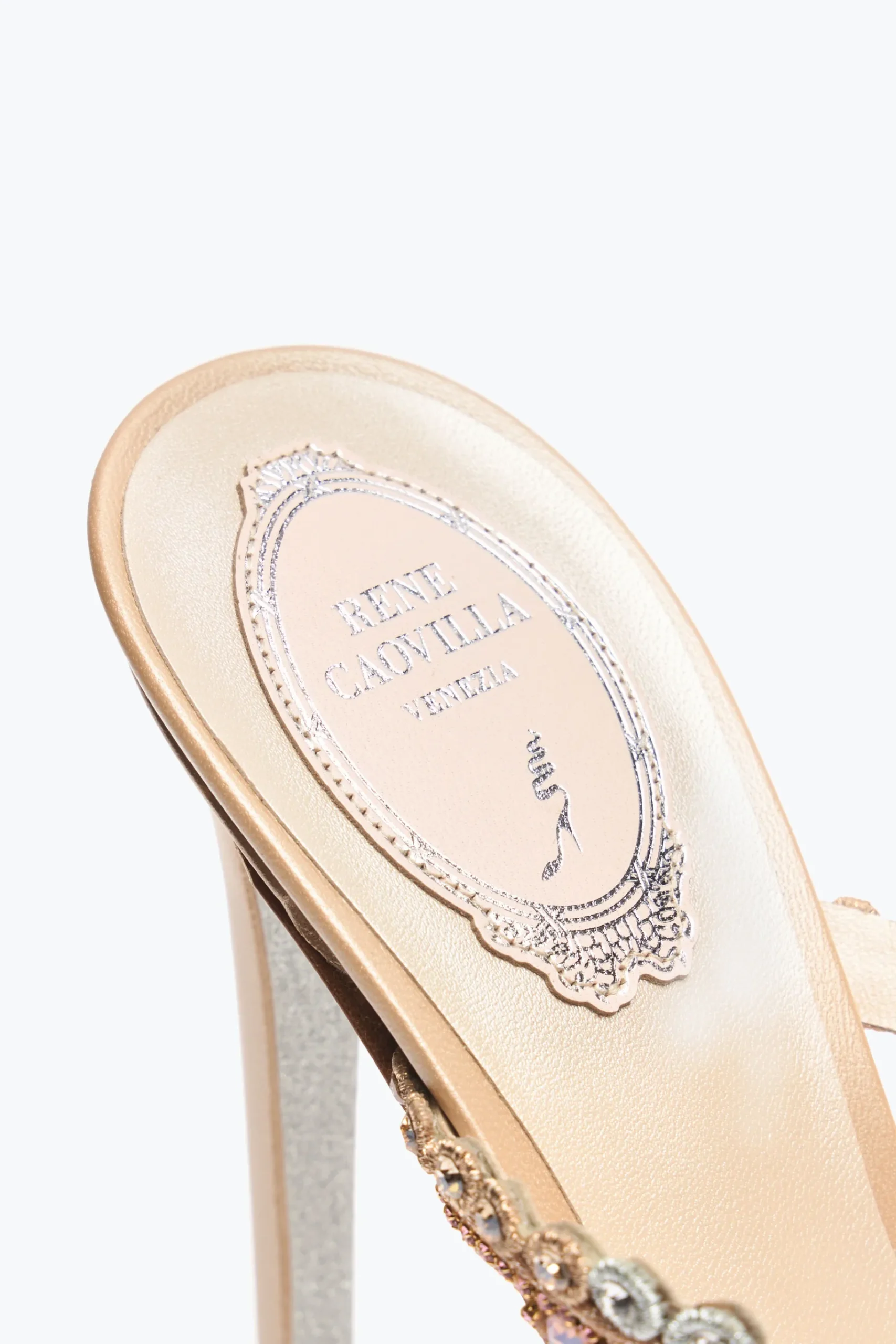 Mule|Platform^Rene Caovilla SANDALO MULE CON PLATEAU GIULIANNE 130 Nude