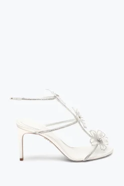 Collezione Sposa|Sandali^Rene Caovilla SANDALO PEACH FLOWER 80 Avorio