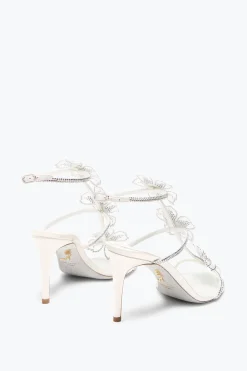 Collezione Sposa|Sandali^Rene Caovilla SANDALO PEACH FLOWER 80 Avorio