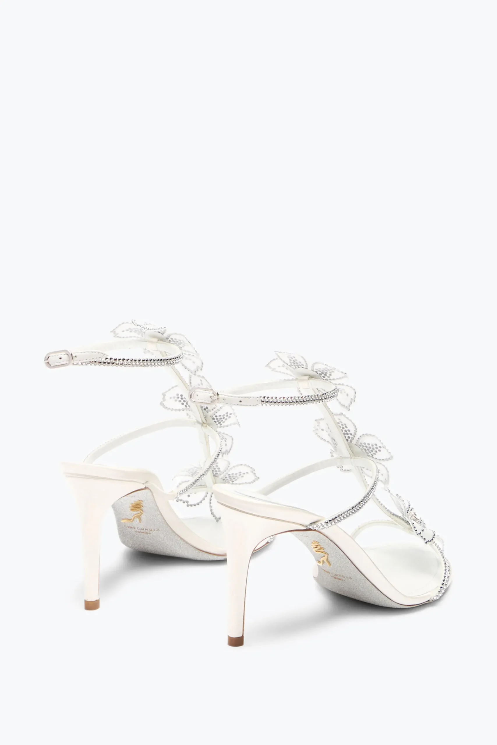 Collezione Sposa|Sandali^Rene Caovilla SANDALO PEACH FLOWER 80 Avorio