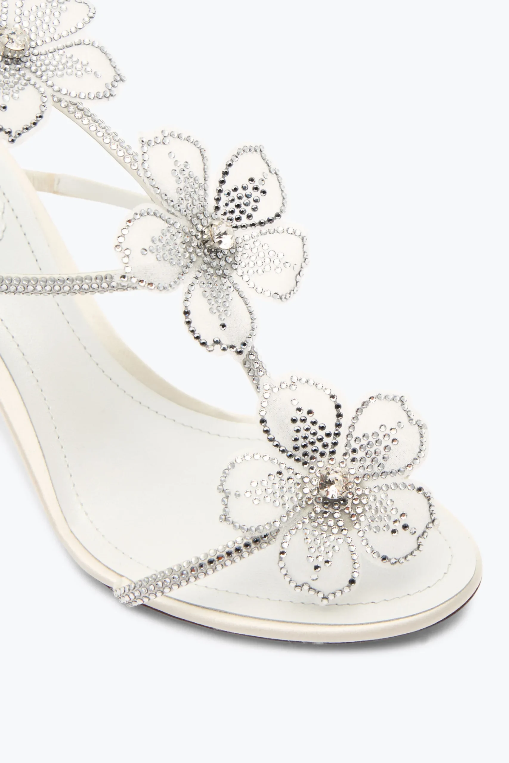 Collezione Sposa|Sandali^Rene Caovilla SANDALO PEACH FLOWER 80 Avorio