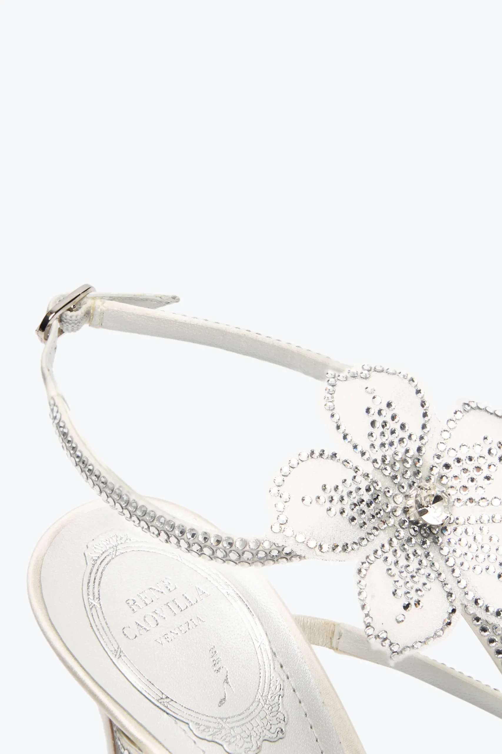 Collezione Sposa|Sandali^Rene Caovilla SANDALO PEACH FLOWER 80 Avorio