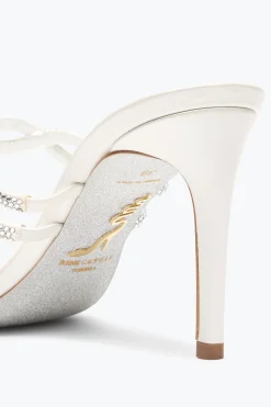 Mule|Collezione Sposa^Rene Caovilla SANDALO SLIDER BRAID AVORIO 80 Bianco