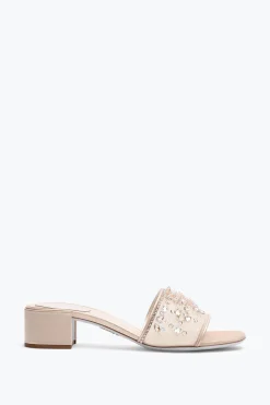 Per Le Invitate|Per Le Damigelle^Rene Caovilla Sandalo Slider Cinderella 40 Nude
