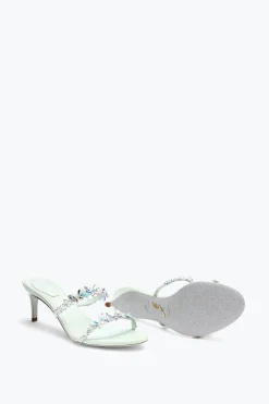 Per Le Invitate|Mule^Rene Caovilla Sandalo Slider Eden Verde 60 Menta