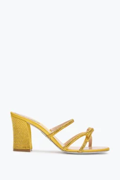 Mule^Rene Caovilla SANDALO SLIDER NICOLE 80 Giallo