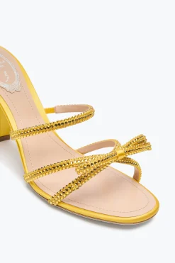 Mule^Rene Caovilla SANDALO SLIDER NICOLE 80 Giallo
