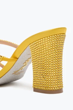 Mule^Rene Caovilla SANDALO SLIDER NICOLE 80 Giallo