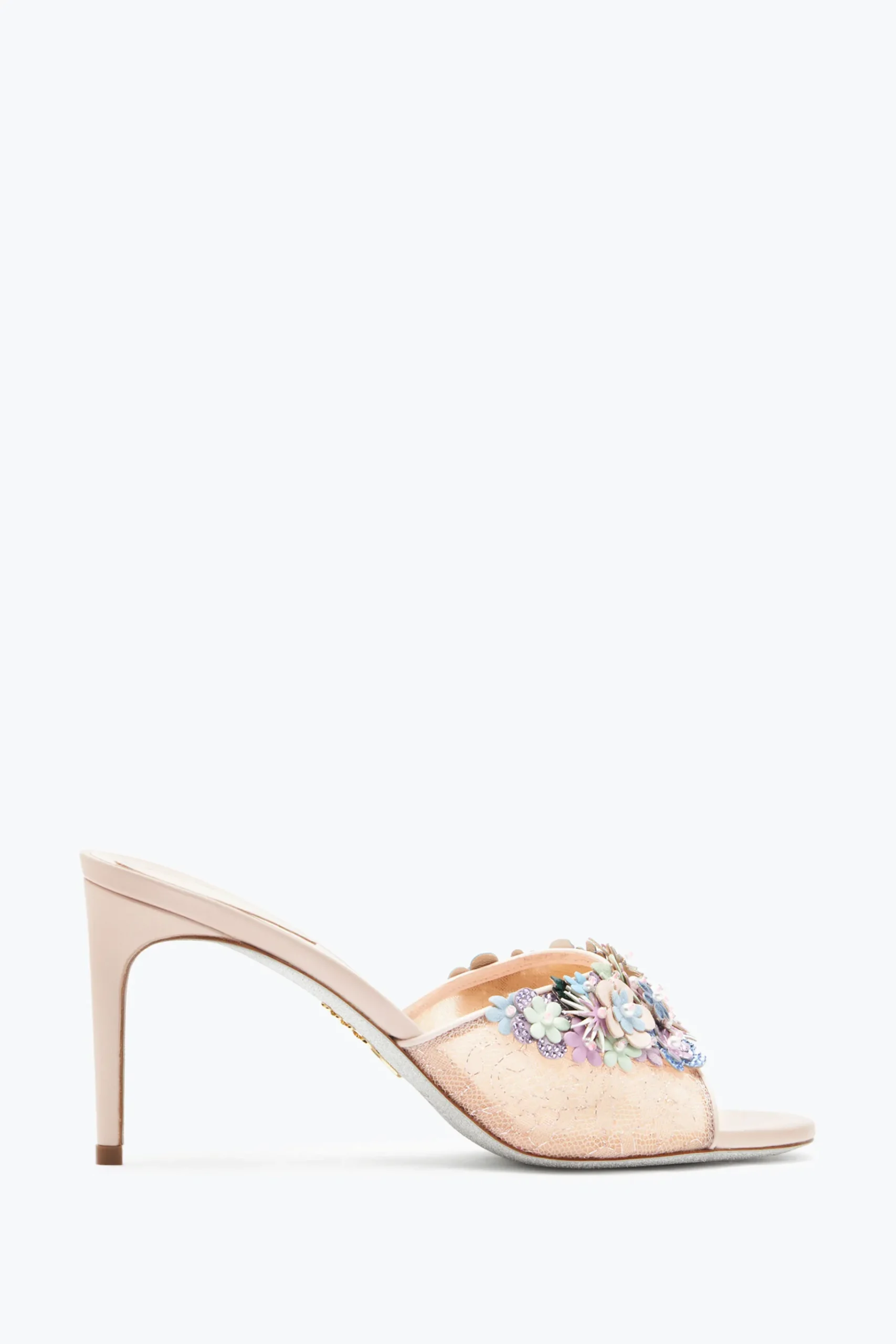 Mule^Rene Caovilla Sandalo Slider Roxanne 80 Nude