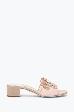 Mule^Rene Caovilla SANDALO SLIDER VENEZIANA 40 Rosa Cipria