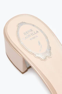 Mule^Rene Caovilla SANDALO SLIDER VENEZIANA 40 Rosa Cipria