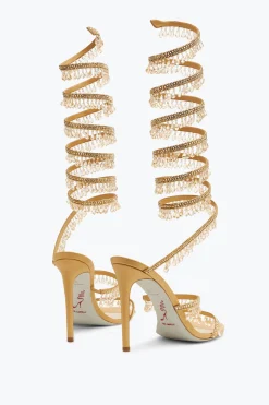 Icone|Sandali^Rene Caovilla SANDALO SUPER CHANDELIER 105 Oro