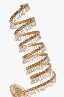 Icone|Sandali^Rene Caovilla SANDALO SUPER CHANDELIER 105 Oro