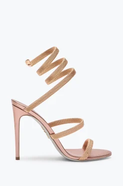 Per Le Invitate|Sandali^Rene Caovilla Sandalo Trigold Cleo 105 Oro rosa
