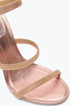 Per Le Invitate|Sandali^Rene Caovilla Sandalo Trigold Cleo 105 Oro rosa