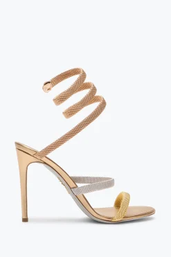 Per Le Invitate|Sandali^Rene Caovilla Sandalo Trigold Cleo Tre Ori 105 Multicolor