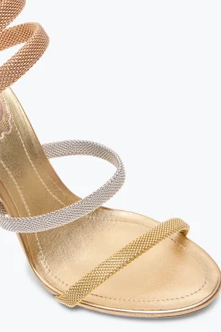 Per Le Invitate|Sandali^Rene Caovilla Sandalo Trigold Cleo Tre Ori 105 Multicolor