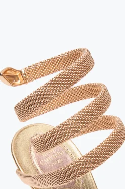 Per Le Invitate|Sandali^Rene Caovilla Sandalo Trigold Cleo Tre Ori 105 Multicolor