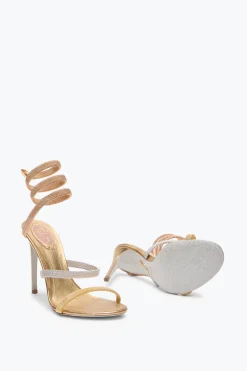 Per Le Invitate|Sandali^Rene Caovilla Sandalo Trigold Cleo Tre Ori 105 Multicolor