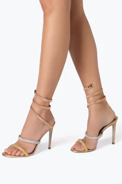 Per Le Invitate|Sandali^Rene Caovilla Sandalo Trigold Cleo Tre Ori 105 Multicolor