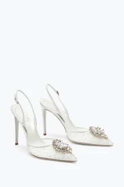 Slingback^Rene Caovilla Slingback Barbara Bianca 105 Bianco
