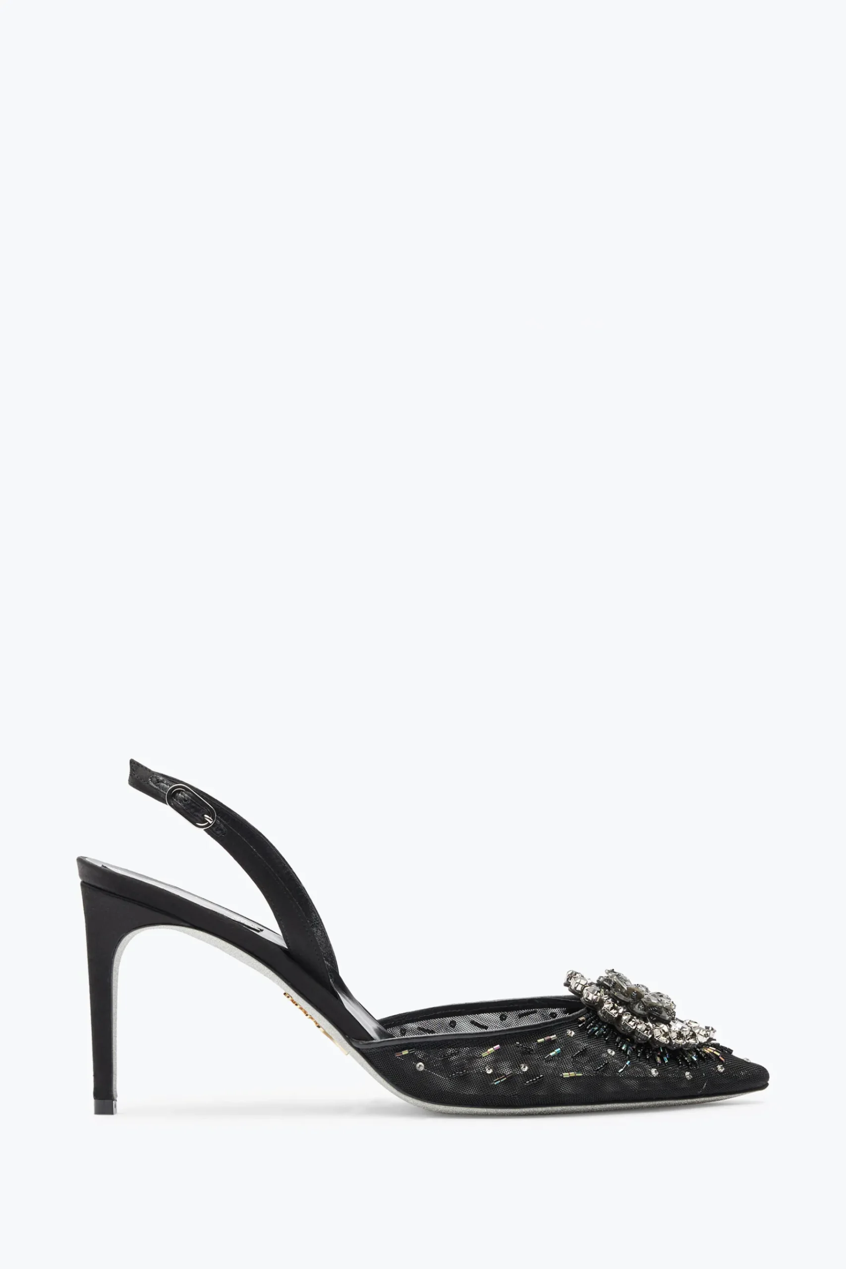 Slingback^Rene Caovilla Slingback Barbara Nera 80 Nero