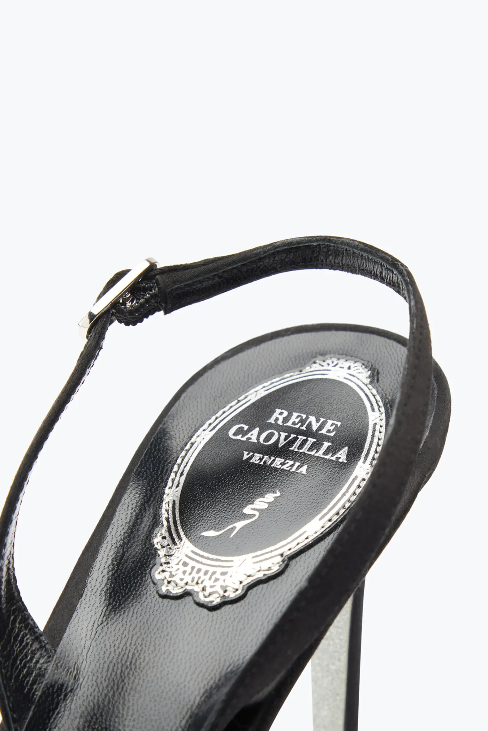 Slingback^Rene Caovilla Slingback Barbara Nera 80 Nero