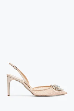Slingback^Rene Caovilla Slingback Barbara Nude 80 Carne