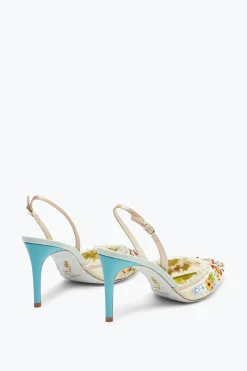Slingback^Rene Caovilla SLINGBACK BLOOM 80 Multicolore