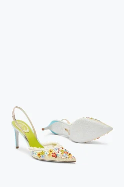 Slingback^Rene Caovilla SLINGBACK BLOOM 80 Multicolore