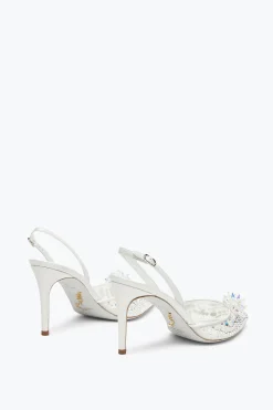 Slingback^Rene Caovilla Slingback Cinderella Bianca 80 Bianco