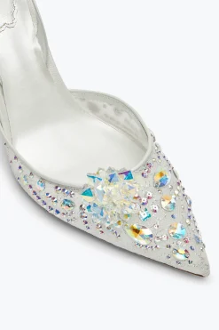 Slingback^Rene Caovilla Slingback Cinderella Bianca 80 Bianco