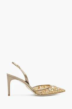 Slingback^Rene Caovilla Slingback Cinderella 80 Bronzo