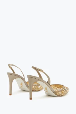 Slingback^Rene Caovilla Slingback Cinderella 80 Bronzo