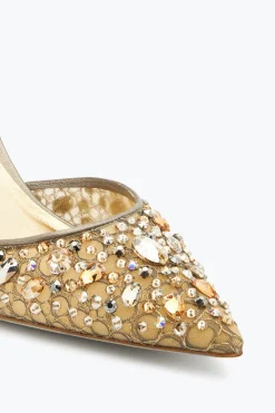 Slingback^Rene Caovilla Slingback Cinderella 80 Bronzo