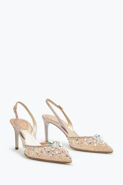 Slingback^Rene Caovilla Slingback Eleganti Cinderella 75 Rosa