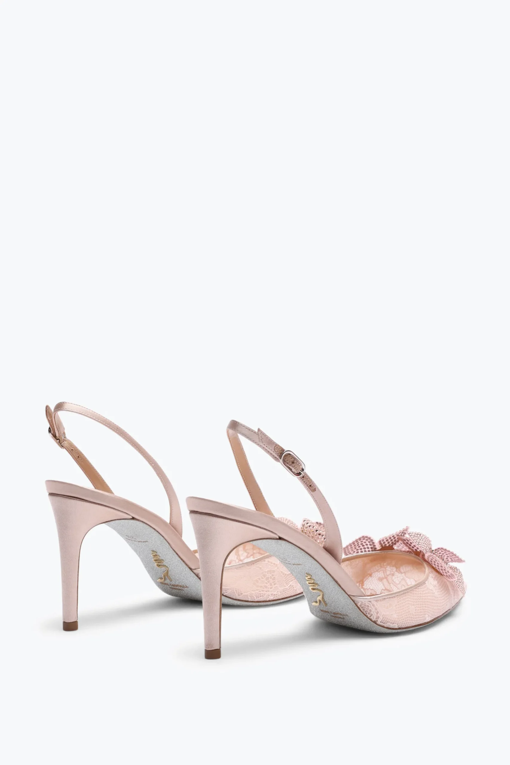 Per Le Invitate|Slingback^Rene Caovilla Slingback Floriane 80 Rosa Cipria