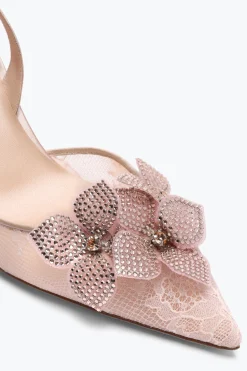 Per Le Invitate|Slingback^Rene Caovilla Slingback Floriane 80 Rosa Cipria