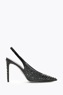 Slingback^Rene Caovilla Slingback Gilda Nera 105 Nero