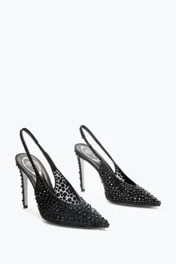 Slingback^Rene Caovilla Slingback Gilda Nera 105 Nero